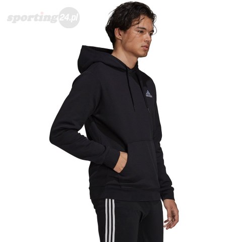 Bluza męska adidas Essentials Fleece czarna GV5294 Adidas Bluza męska adidas Essentials Fleece czarna GV5294 Adidas