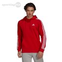 Bluza męska adidas Essentials Fleece czerwona GU2523 Adidas