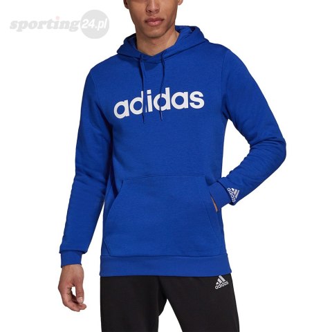Bluza męska adidas Essentials Hoodie niebieska H12165 Adidas Bluza męska adidas Essentials Hoodie niebieska H12165 Adidas
