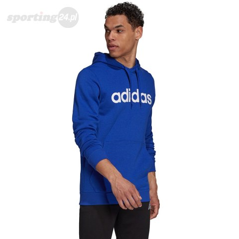 Bluza męska adidas Essentials Hoodie niebieska H12165 Adidas Bluza męska adidas Essentials Hoodie niebieska H12165 Adidas