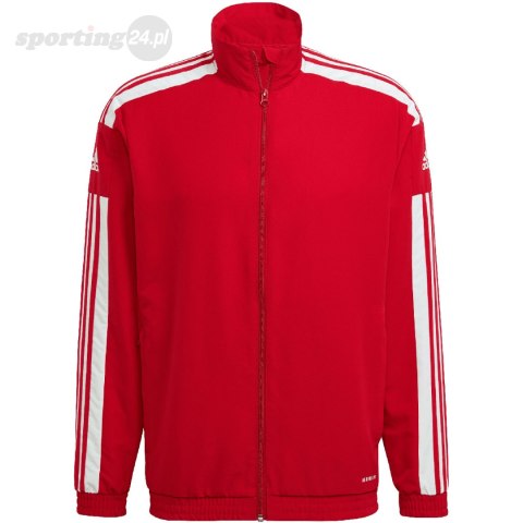 Bluza męska adidas Squadra 21 Presentation Jacket czerwona GP6446 Adidas teamwear Bluza męska adidas Squadra 21 Presentation Jacket czerwona GP6446 Adidas teamwear