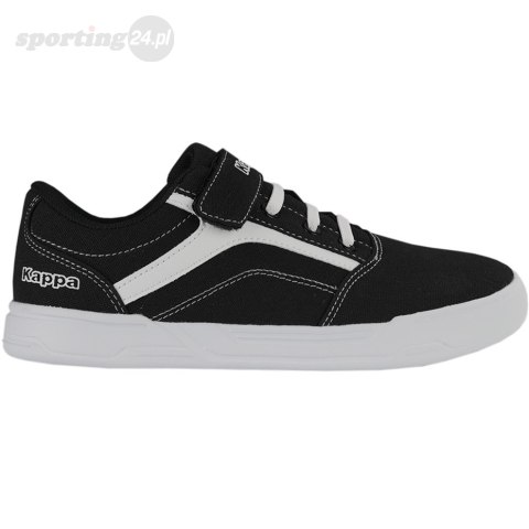 Buty dla dzieci Kappa Chose Sun K czarno-białe 260691K 1110 Kappa Buty dla dzieci Kappa Chose Sun K czarno-białe 260691K 1110 Kappa