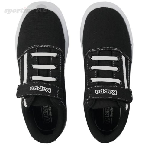 Buty dla dzieci Kappa Chose Sun K czarno-białe 260691K 1110 Kappa Buty dla dzieci Kappa Chose Sun K czarno-białe 260691K 1110 Kappa