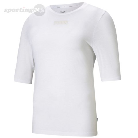 Koszulka damska Puma Modern Basics Tee biała 585929 02 Puma Koszulka damska Puma Modern Basics Tee biała 585929 02 Puma