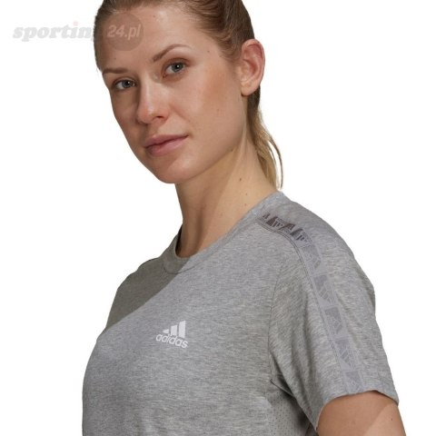 Koszulka damska adidas AEROREADY Designed szara GS1366 Adidas Koszulka damska adidas AEROREADY Designed szara GS1366 Adidas