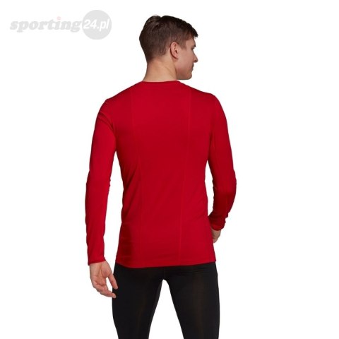 Koszulka męska adidas Compression Long Sleeve Tee czerwona GU7336 Adidas teamwear Koszulka męska adidas Compression Long Sleeve Tee czerwona GU7336 Adidas teamwear