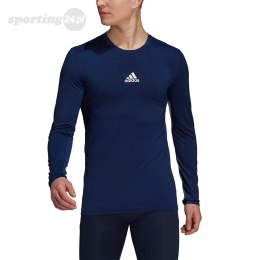 Koszulka męska adidas Compression Long Sleeve Tee granatowa GU7338 Adidas teamwear