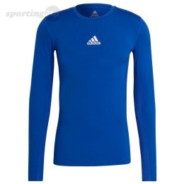 Koszulka męska adidas Compression Long Sleeve Tee niebieska GU7335 Adidas teamwear