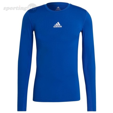 Koszulka męska adidas Compression Long Sleeve Tee niebieska GU7335 Adidas teamwear