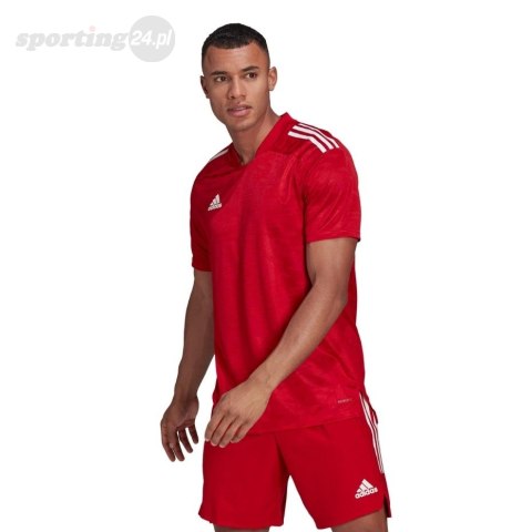 Koszulka męska adidas Condivo 21 JSY czerwona GJ6802 Adidas teamwear Koszulka męska adidas Condivo 21 JSY czerwona GJ6802 Adidas teamwear