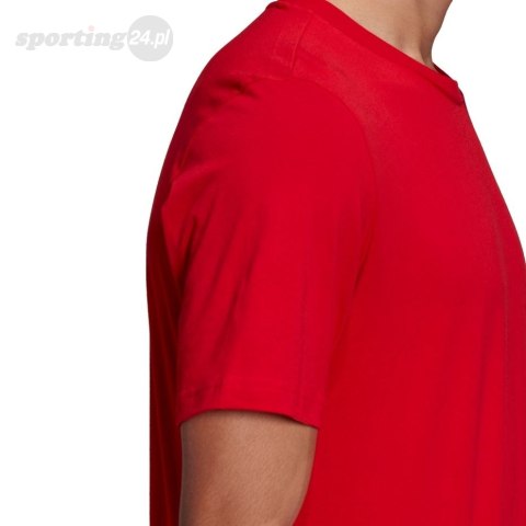 Koszulka męska adidas Essentials Embro czerwona GK9642 Adidas Koszulka męska adidas Essentials Embro czerwona GK9642 Adidas