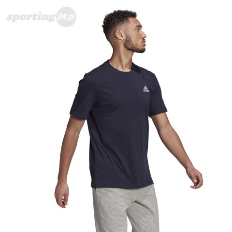 Koszulka męska adidas Essentials T-shirt granatowa GK9649 Adidas Koszulka męska adidas Essentials T-shirt granatowa GK9649 Adidas