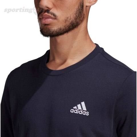 Koszulka męska adidas Essentials T-shirt granatowa GK9649 Adidas Koszulka męska adidas Essentials T-shirt granatowa GK9649 Adidas