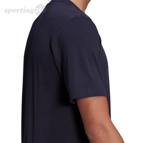 Koszulka męska adidas Essentials T-shirt granatowa GK9649 Adidas Koszulka męska adidas Essentials T-shirt granatowa GK9649 Adidas