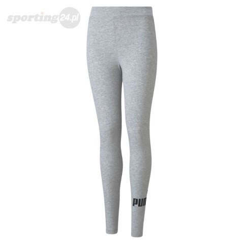 Legginsy dla dzieci Puma ESS Logo Leggings jasnoszare 587035 04 Puma Legginsy dla dzieci Puma ESS Logo Leggings jasnoszare 587035 04 Puma