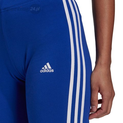 Spodenki damskie adidas Essentials 3-Stripes Bi niebieskie H07767 Adidas Spodenki damskie adidas Essentials 3-Stripes Bi niebieskie H07767 Adidas