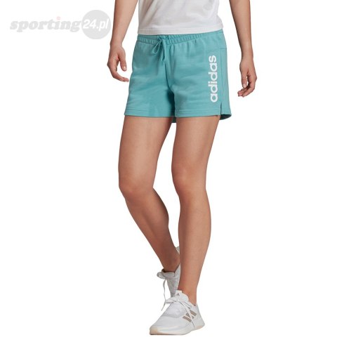Spodenki damskie adidas Essentials Slim Lo niebieskie H07886 Adidas Spodenki damskie adidas Essentials Slim Lo niebieskie H07886 Adidas