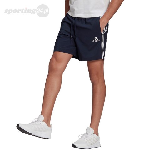 Spodenki męskie adidas Aeroready Essentials Chelsea 3-Stripes Shorts granatowe GL0023 Adidas Spodenki męskie adidas Aeroready Essentials Chelsea 3-Stripes Shorts granatowe GL0023 Adidas