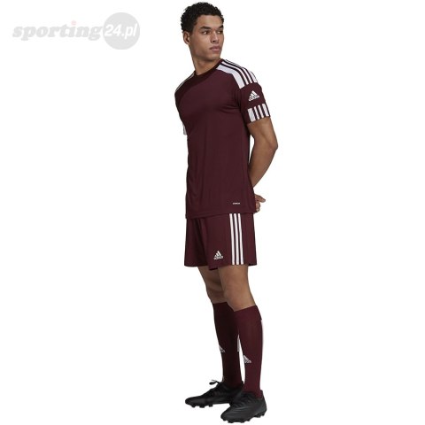 Spodenki męskie adidas Squadra 21 Short bordowe GN8083 Adidas teamwear Spodenki męskie adidas Squadra 21 Short bordowe GN8083 Adidas teamwear