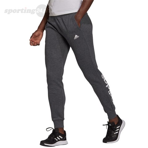 Spodnie damskie adidas Essentials Slim Tapered Cuffed Pant ciemnoszare HA0265 Adidas Spodnie damskie adidas Essentials Slim Tapered Cuffed Pant ciemnoszare HA0265 Adidas