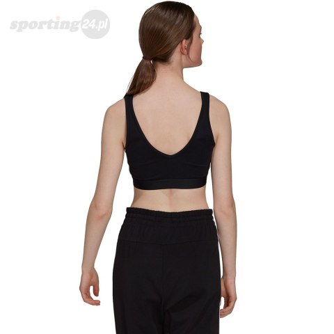 Stanik sportowy damski adidas Essentials 3-Stripes czarny GS1343 Adidas Stanik sportowy damski adidas Essentials 3-Stripes czarny GS1343 Adidas