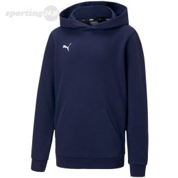 Bluza dla dzieci Puma teamGOAL 23 Casuals Hoody Jr granatowa 656711 06 Puma