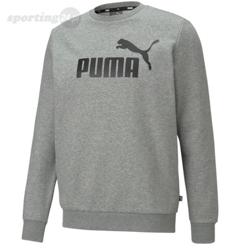 Bluza męska Puma ESS Big Logo Crew FL szara 586678 03 Puma Bluza męska Puma ESS Big Logo Crew FL szara 586678 03 Puma