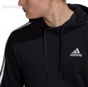 Bluza męska adidas Essentials Fleece 3-Stripes Hoodie czarna GK9072 Adidas