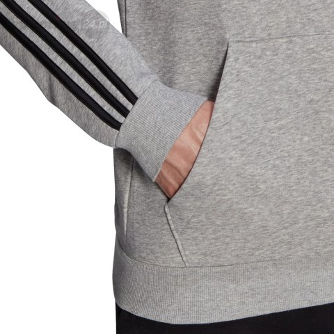 Bluza męska adidas Essentials Fleece 3-Stripes Hoodie szara GK9084 Adidas Bluza męska adidas Essentials Fleece 3-Stripes Hoodie szara GK9084 Adidas