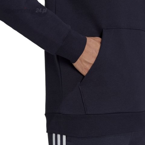 Bluza męska adidas Essentials Fleece Hoodie granatowa H12216 Adidas Bluza męska adidas Essentials Fleece Hoodie granatowa H12216 Adidas
