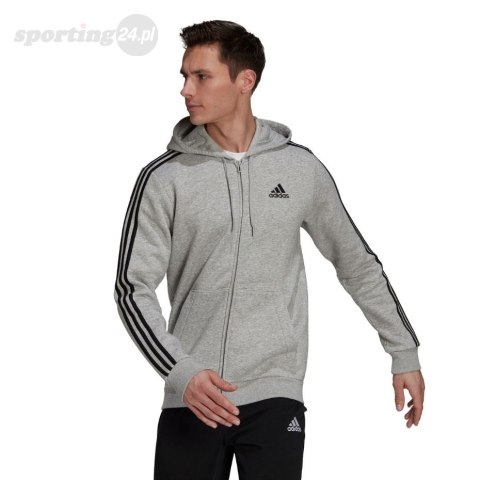 Bluza męska adidas Essentials Fleece szara HB0041 Adidas Bluza męska adidas Essentials Fleece szara HB0041 Adidas