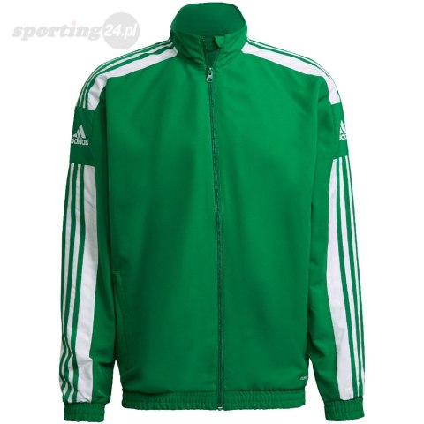 Bluza męska adidas Squadra 21 Presentation Jacket zielona GP6447 Adidas teamwear Bluza męska adidas Squadra 21 Presentation Jacket zielona GP6447 Adidas teamwear