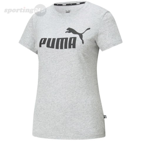 Koszulka damska Puma ESS Logo Tee szara 586774 04 Puma Koszulka damska Puma ESS Logo Tee szara 586774 04 Puma