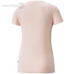 Koszulka damska Puma ESS+ Metallic Logo Tee różowa 586890 36 Puma