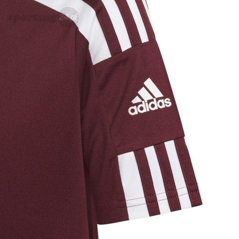 Koszulka dla dzieci adidas Squadra 21 Jersey Youth bordowa GN8090 Adidas teamwear Koszulka dla dzieci adidas Squadra 21 Jersey Youth bordowa GN8090 Adidas teamwear