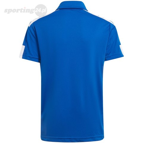 Koszulka dla dzieci adidas Squadra 21 Polo niebieska GP6425 Adidas teamwear Koszulka dla dzieci adidas Squadra 21 Polo niebieska GP6425 Adidas teamwear