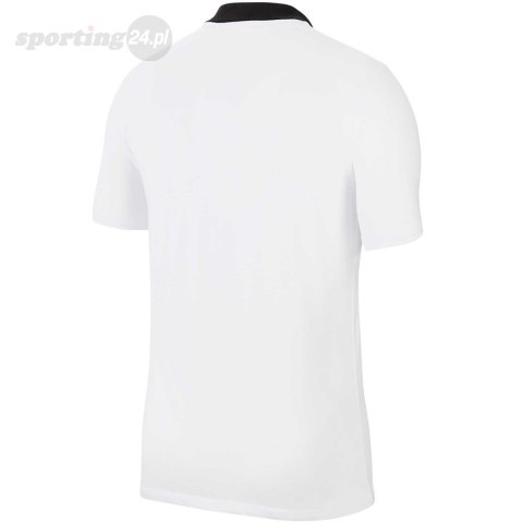 Koszulka męska Nike Dri-FIT Park 20 Polo SS biała CW6933 100 Nike Team Koszulka męska Nike Dri-FIT Park 20 Polo SS biała CW6933 100 Nike Team