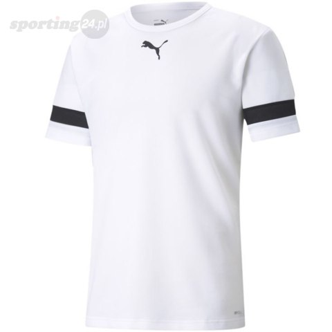 Koszulka męska Puma teamRISE Jersey biała 704932 04 Puma Koszulka męska Puma teamRISE Jersey biała 704932 04 Puma