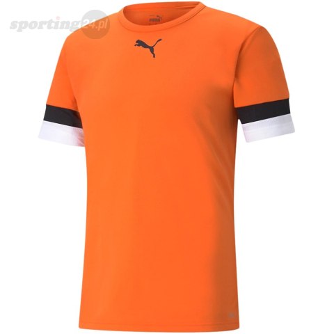 Koszulka męska Puma teamRISE Jersey pomarańczowa 704932 08 Puma Koszulka męska Puma teamRISE Jersey pomarańczowa 704932 08 Puma