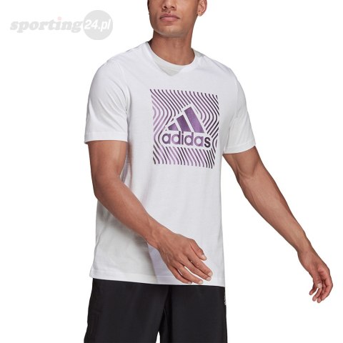 Koszulka męska adidas Colorshift biała GS6279 Adidas Koszulka męska adidas Colorshift biała GS6279 Adidas