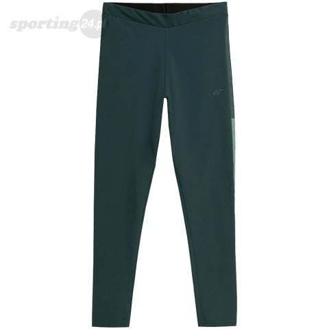 Legginsy damskie 4F ciemna zieleń H4Z21 LEG012 40S 4F Legginsy damskie 4F ciemna zieleń H4Z21 LEG012 40S 4F