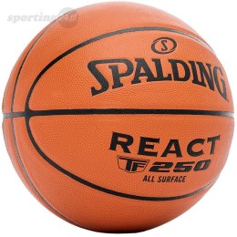 Piłka koszykowa Spalding React TF-250 rozm. 5 brązowa 76803Z Spalding