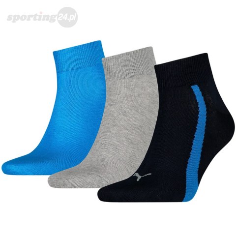 Skarpety Puma Unisex Lifestyle Quarter czarne, szare, niebieskie 907952 03 Puma Skarpety Puma Unisex Lifestyle Quarter czarne, szare, niebieskie 907952 03 Puma