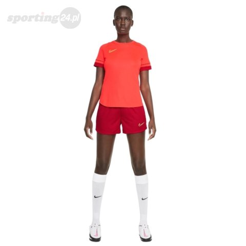 Spodenki damskie Nike Df Academy 21 Short K czerwone CV2649 687 Nike Football Spodenki damskie Nike Df Academy 21 Short K czerwone CV2649 687 Nike Football