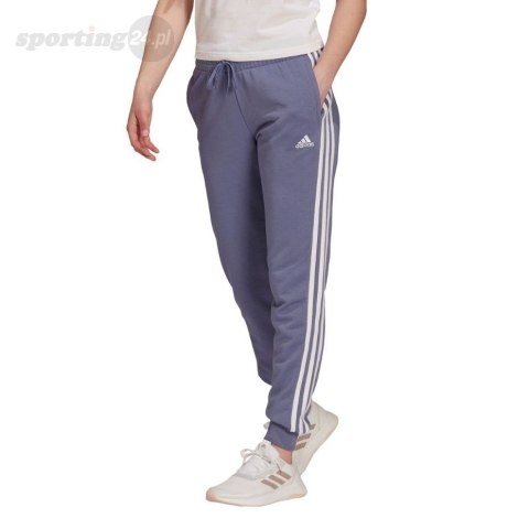 Spodnie damskie adidas Essentials French Terry 3-Stripes Pants fioletowe H42011 Adidas Spodnie damskie adidas Essentials French Terry 3-Stripes Pants fioletowe H42011 Adidas