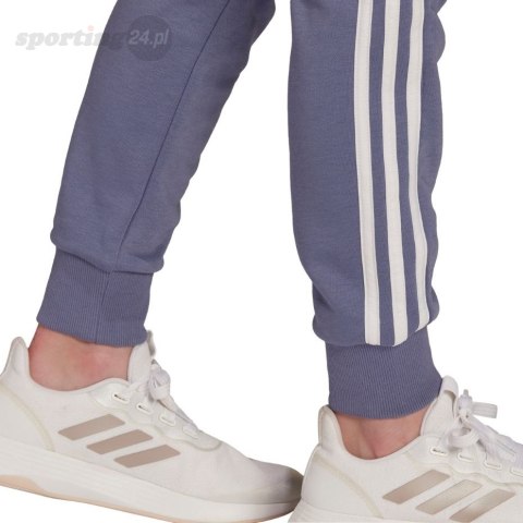 Spodnie damskie adidas Essentials French Terry 3-Stripes Pants fioletowe H42011 Adidas Spodnie damskie adidas Essentials French Terry 3-Stripes Pants fioletowe H42011 Adidas