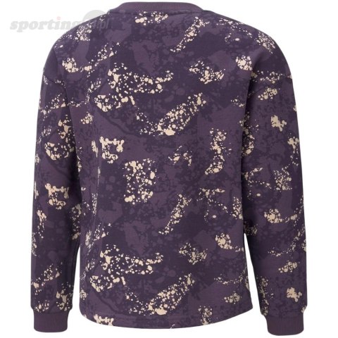 Bluza dla dzieci Puma Alpha AOP Crew FL fioletowa 589241 16 Puma Bluza dla dzieci Puma Alpha AOP Crew FL fioletowa 589241 16 Puma