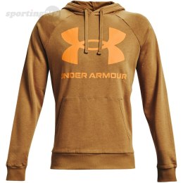 Bluza męska Under Armour Rival Fleece Big Logo HD brązowa 1357093 277 Under Armour