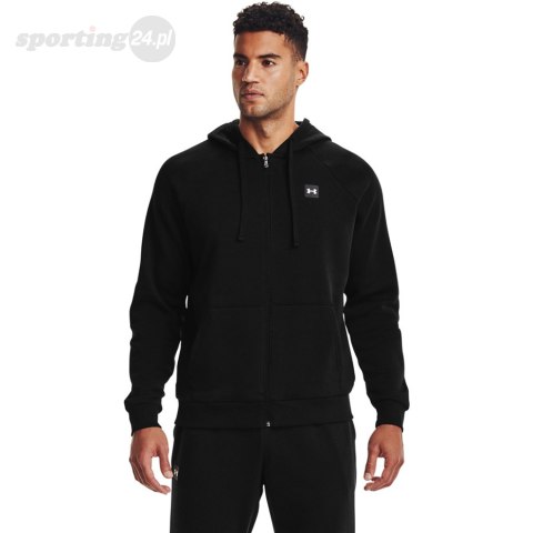 Bluza męska Under Armour Rival Fleece FZ Hoodie czarna 1357111 001 Under Armour Bluza męska Under Armour Rival Fleece FZ Hoodie czarna 1357111 001 Under Armour