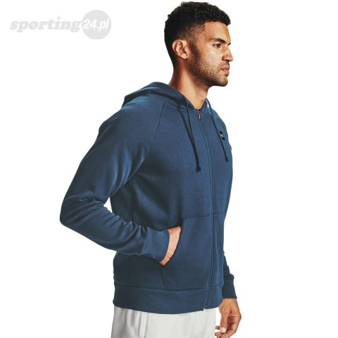 Bluza męska Under Armour Rival Fleece FZ Hoodie granatowa 1357111 408 Under Armour Bluza męska Under Armour Rival Fleece FZ Hoodie granatowa 1357111 408 Under Armour